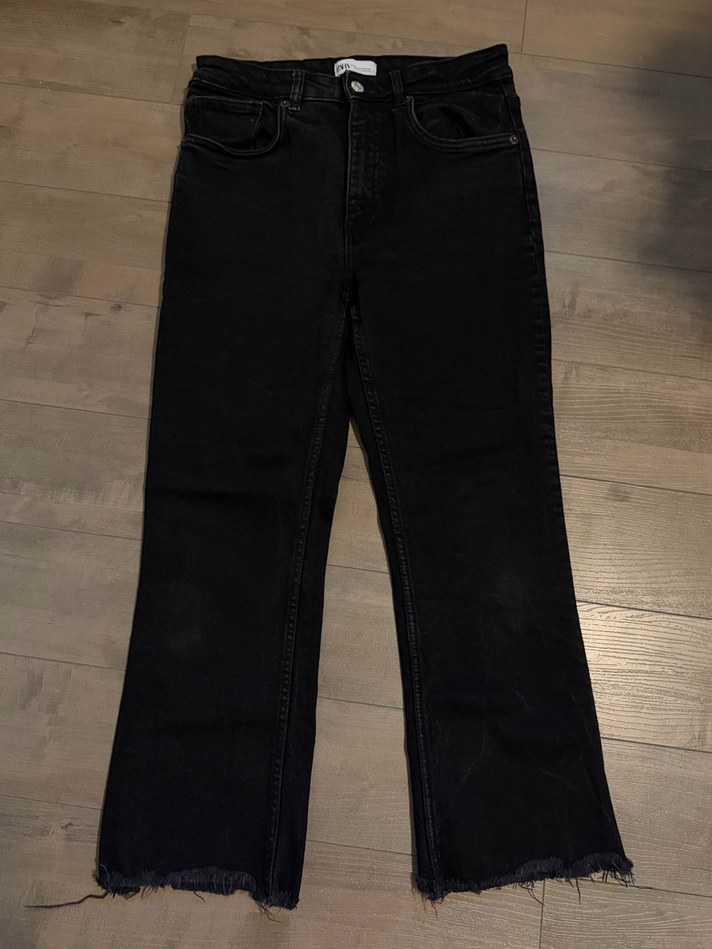 Zara Raw Hem Jeans